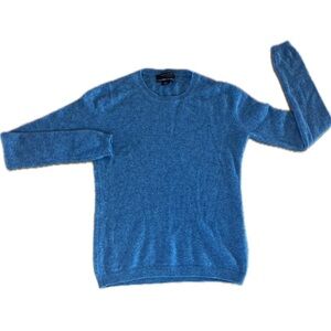 Tahari Pure Luxe Women’s Cashmere Sweater Teall Blue Size Small Boho, Granola